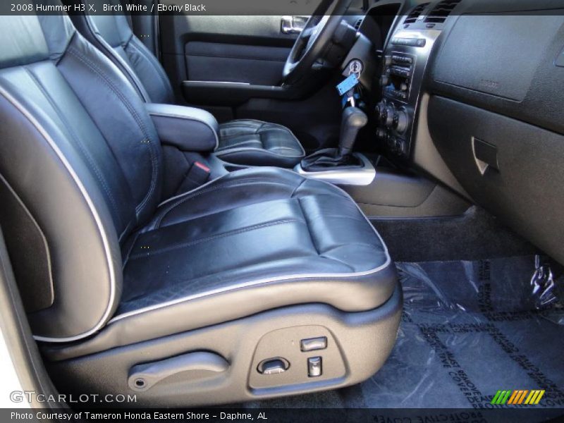 Birch White / Ebony Black 2008 Hummer H3 X