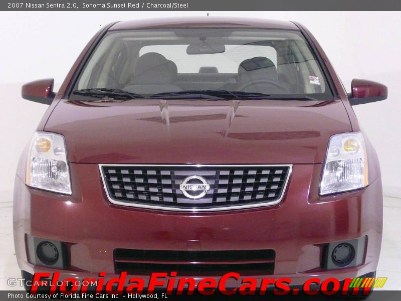 Sonoma Sunset Red / Charcoal/Steel 2007 Nissan Sentra 2.0
