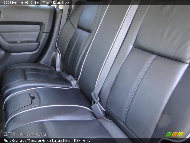 Birch White / Ebony Black 2008 Hummer H3 X