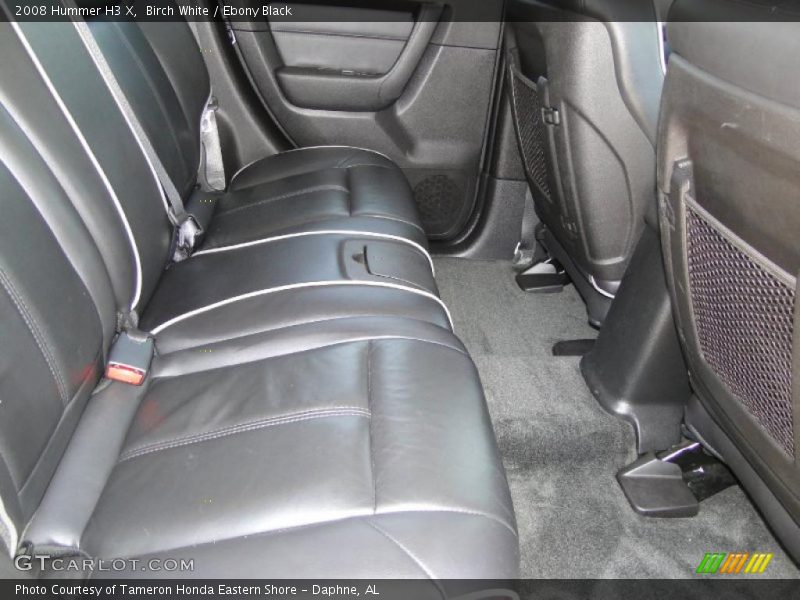 Birch White / Ebony Black 2008 Hummer H3 X
