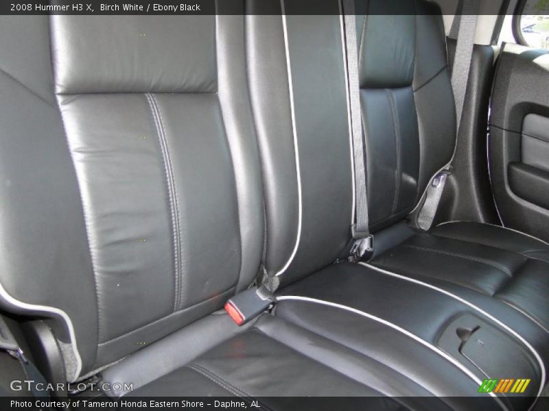 Birch White / Ebony Black 2008 Hummer H3 X