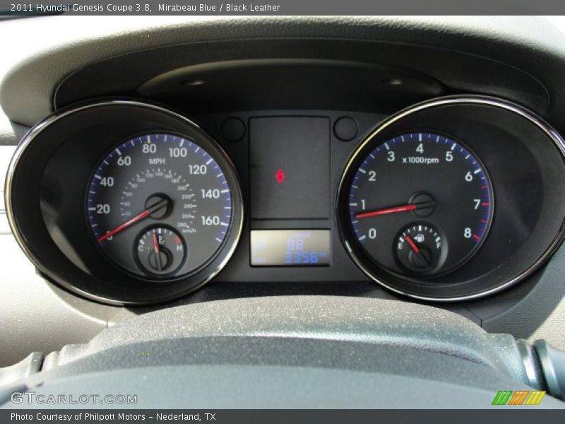  2011 Genesis Coupe 3.8 3.8 Gauges