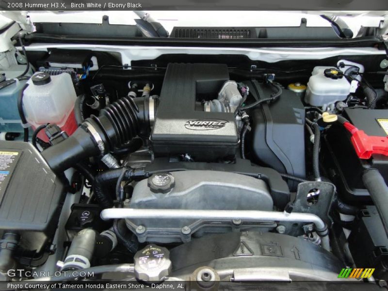 Birch White / Ebony Black 2008 Hummer H3 X