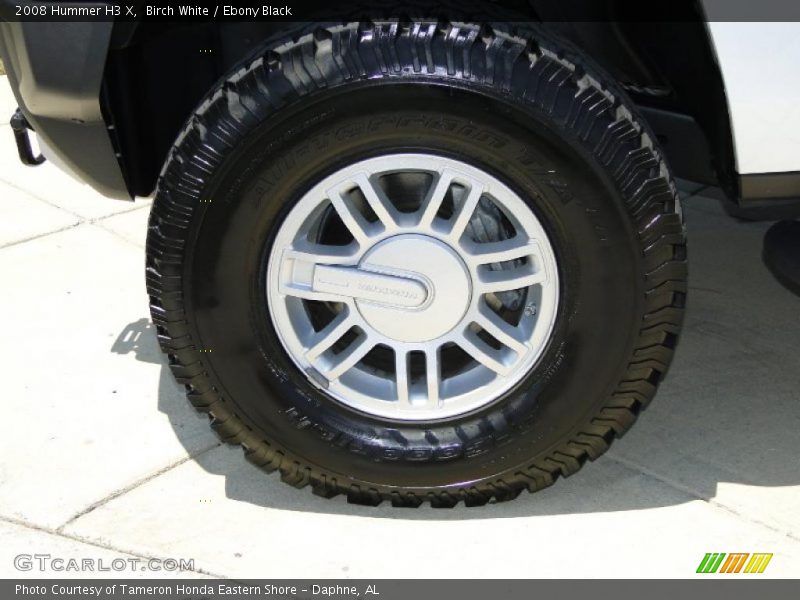 Birch White / Ebony Black 2008 Hummer H3 X