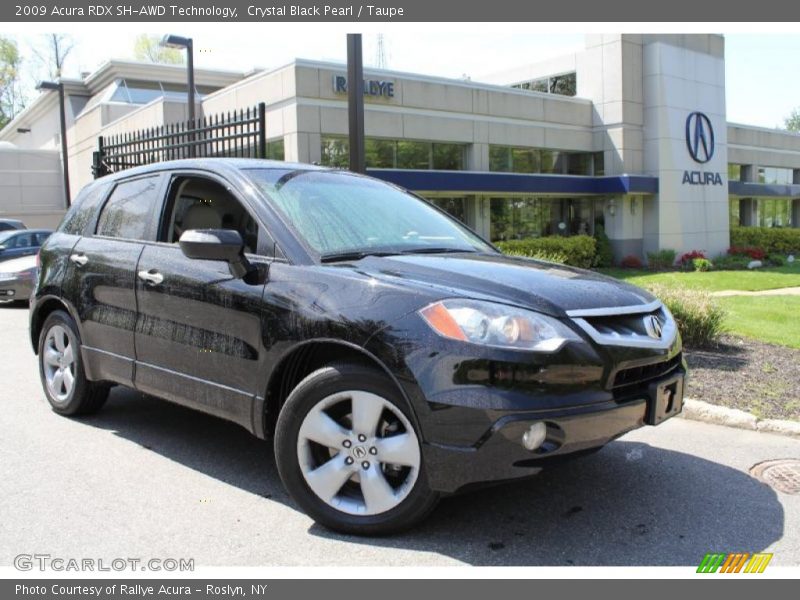 Crystal Black Pearl / Taupe 2009 Acura RDX SH-AWD Technology