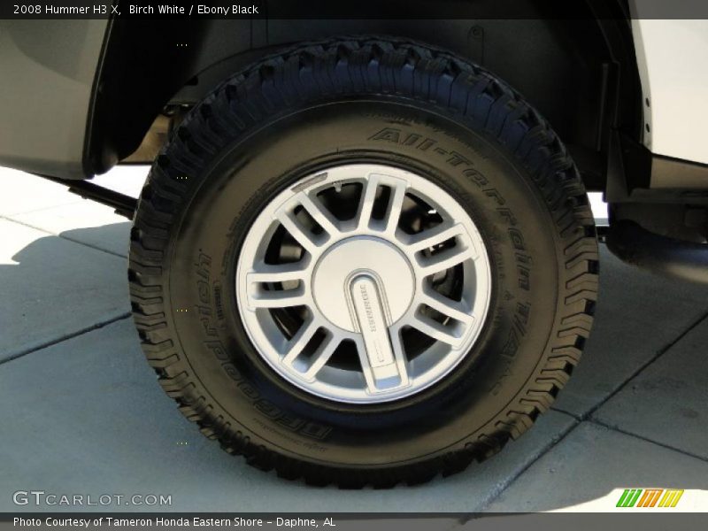 Birch White / Ebony Black 2008 Hummer H3 X