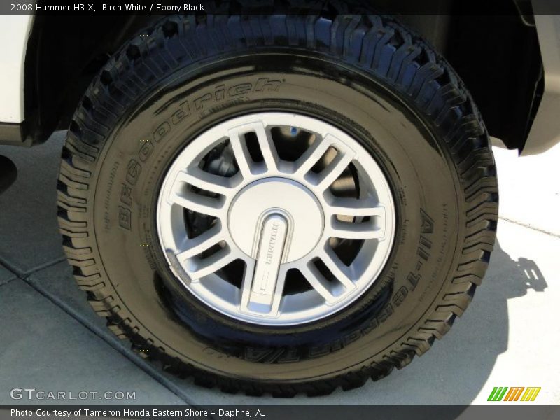Birch White / Ebony Black 2008 Hummer H3 X