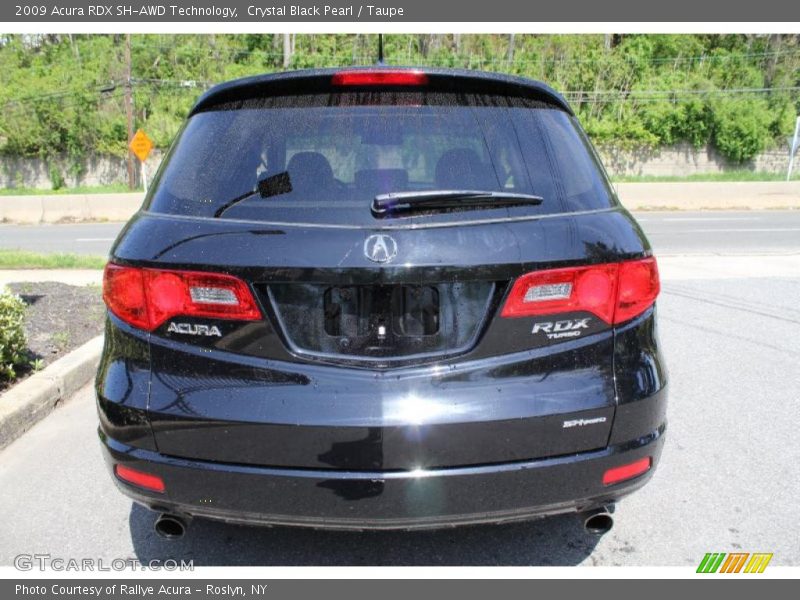 Crystal Black Pearl / Taupe 2009 Acura RDX SH-AWD Technology