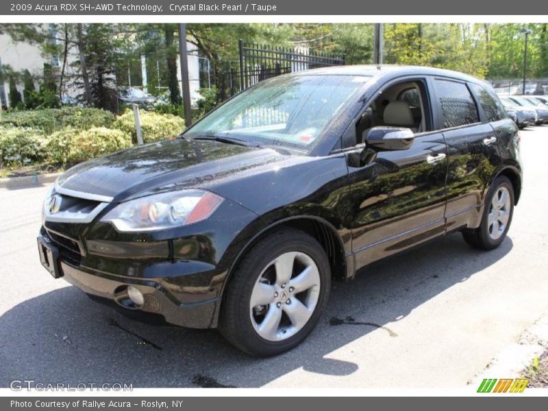 Crystal Black Pearl / Taupe 2009 Acura RDX SH-AWD Technology