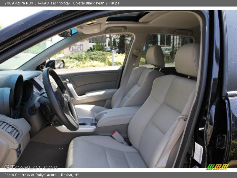 Crystal Black Pearl / Taupe 2009 Acura RDX SH-AWD Technology