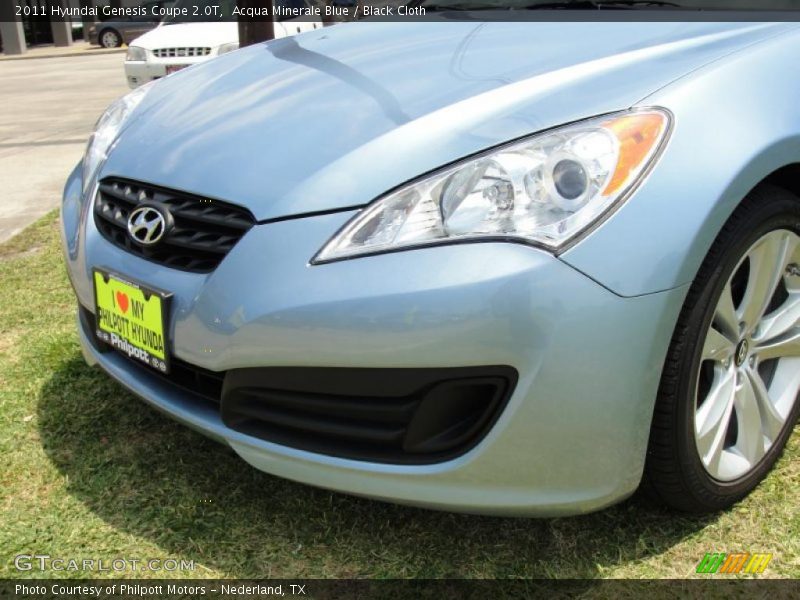 Acqua Minerale Blue / Black Cloth 2011 Hyundai Genesis Coupe 2.0T