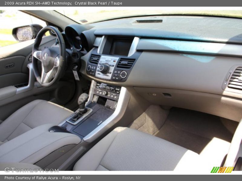 Crystal Black Pearl / Taupe 2009 Acura RDX SH-AWD Technology