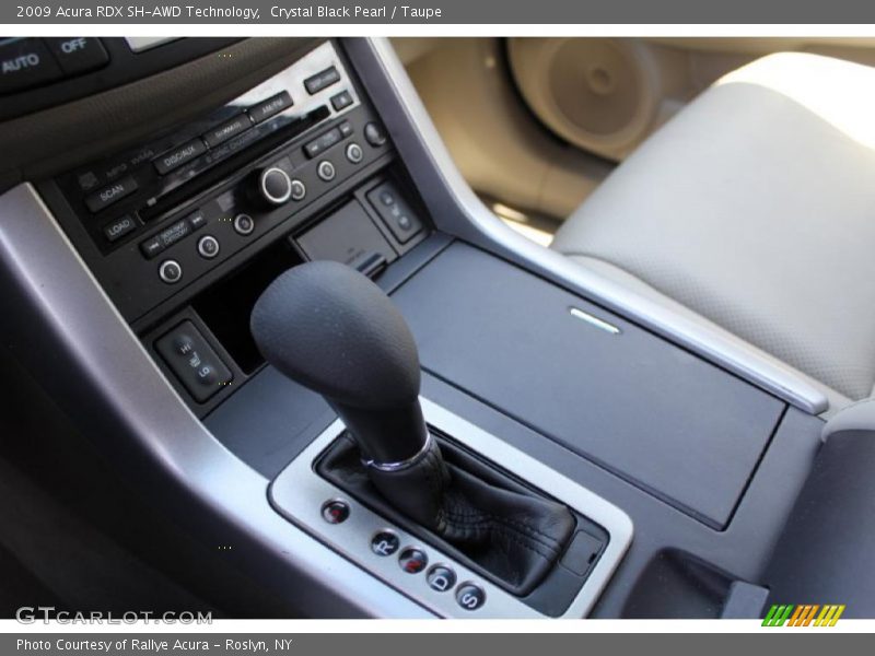 Crystal Black Pearl / Taupe 2009 Acura RDX SH-AWD Technology