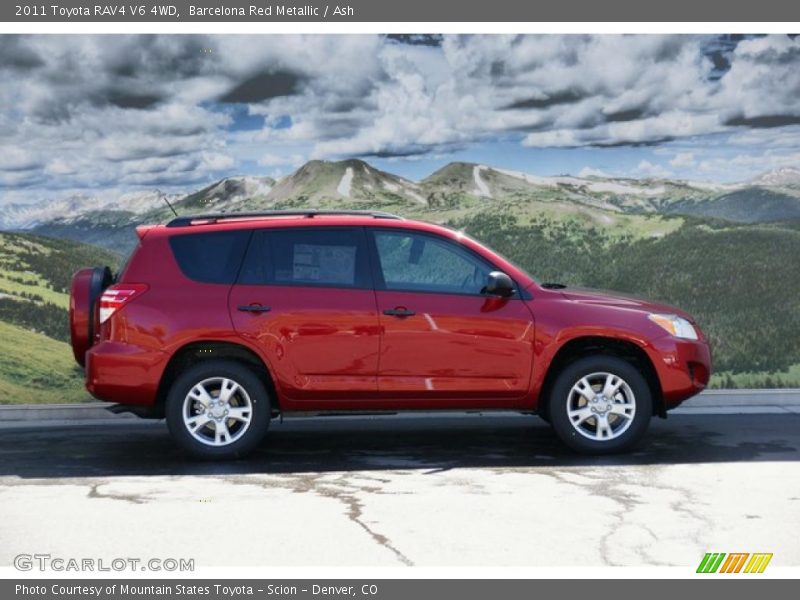 Barcelona Red Metallic / Ash 2011 Toyota RAV4 V6 4WD
