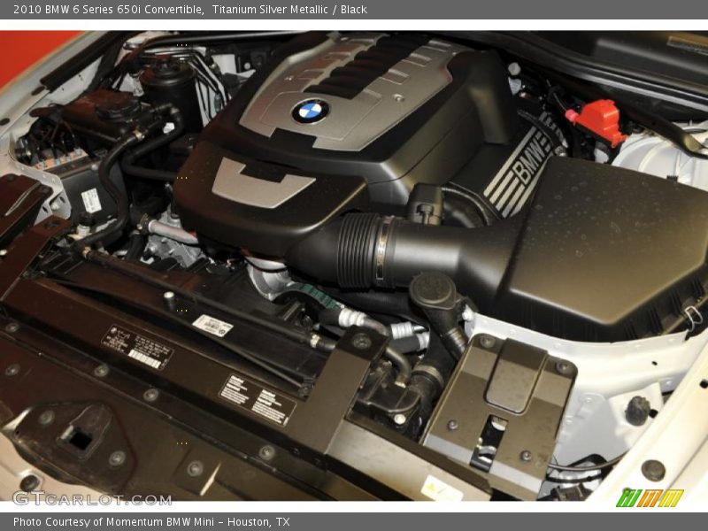  2010 6 Series 650i Convertible Engine - 4.8 Liter DOHC 32-Valve Double-VANOS VVT V8