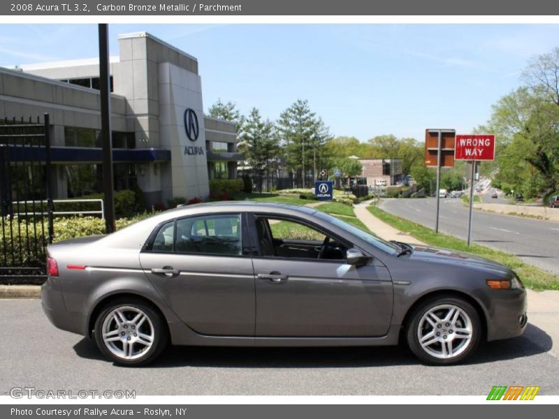 Carbon Bronze Metallic / Parchment 2008 Acura TL 3.2