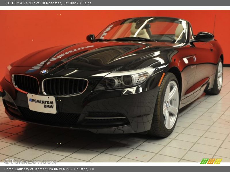 Jet Black / Beige 2011 BMW Z4 sDrive30i Roadster