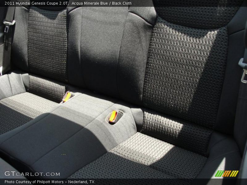 Acqua Minerale Blue / Black Cloth 2011 Hyundai Genesis Coupe 2.0T
