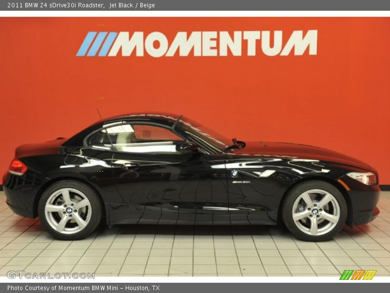 Jet Black / Beige 2011 BMW Z4 sDrive30i Roadster