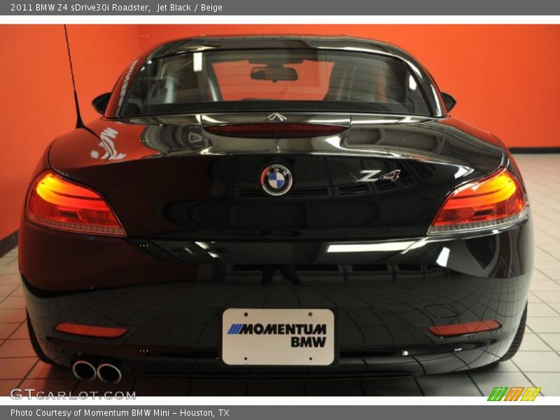 Jet Black / Beige 2011 BMW Z4 sDrive30i Roadster