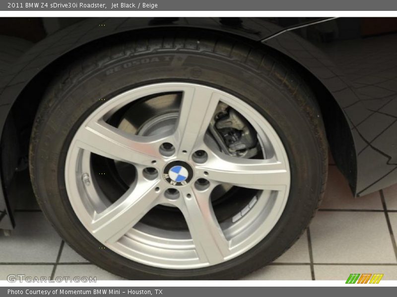 Jet Black / Beige 2011 BMW Z4 sDrive30i Roadster