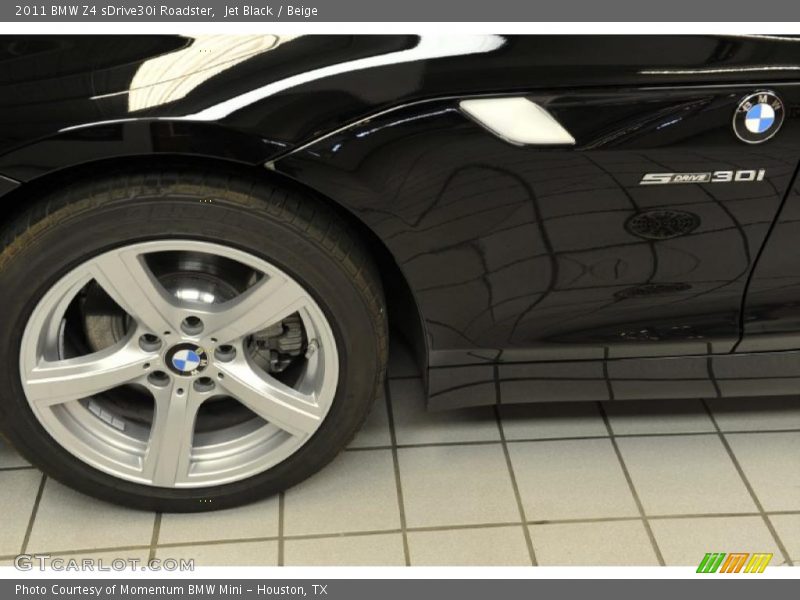 Jet Black / Beige 2011 BMW Z4 sDrive30i Roadster
