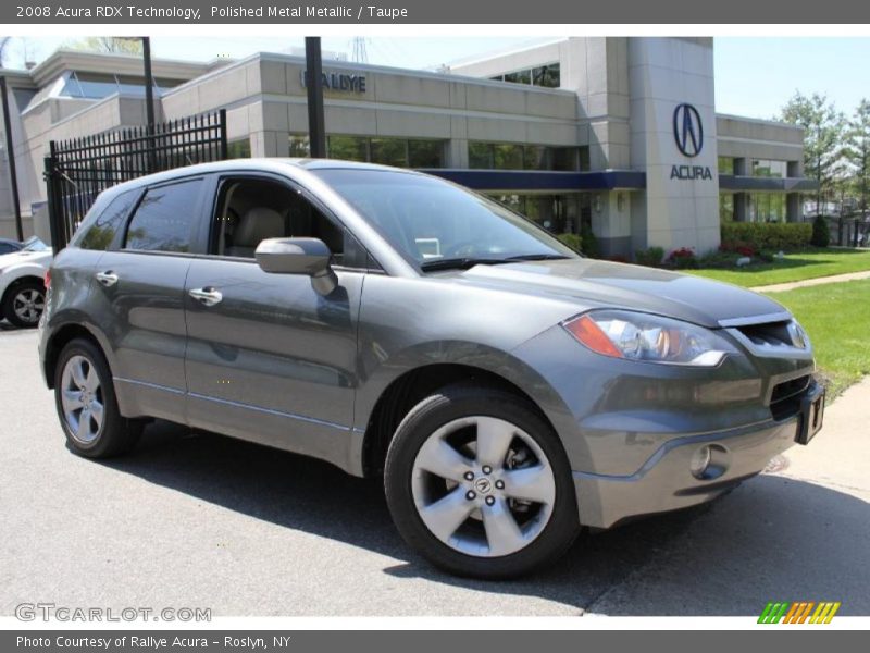 Polished Metal Metallic / Taupe 2008 Acura RDX Technology
