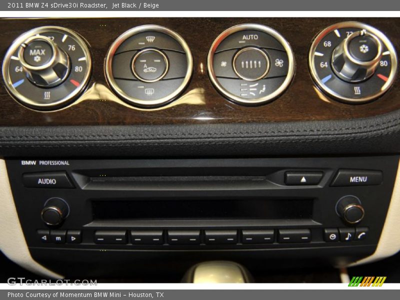 Jet Black / Beige 2011 BMW Z4 sDrive30i Roadster