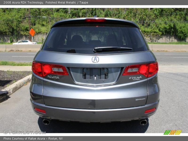 Polished Metal Metallic / Taupe 2008 Acura RDX Technology