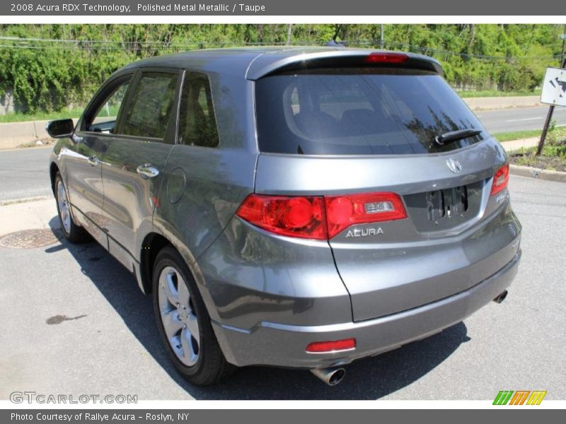 Polished Metal Metallic / Taupe 2008 Acura RDX Technology