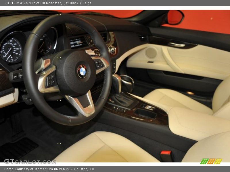 Jet Black / Beige 2011 BMW Z4 sDrive30i Roadster