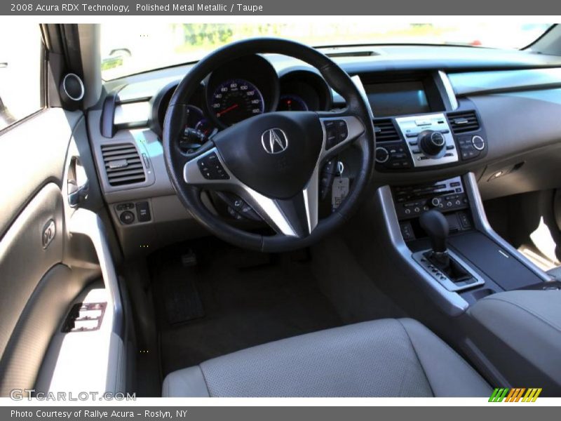 Polished Metal Metallic / Taupe 2008 Acura RDX Technology