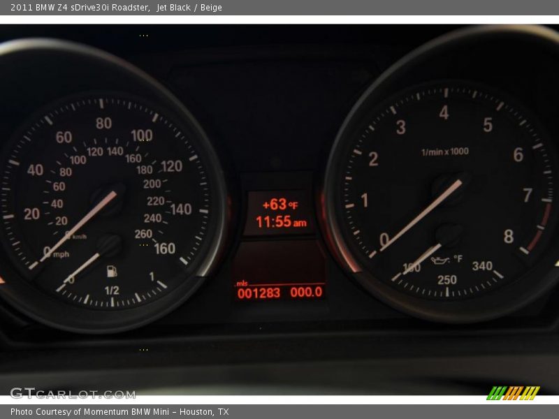Jet Black / Beige 2011 BMW Z4 sDrive30i Roadster