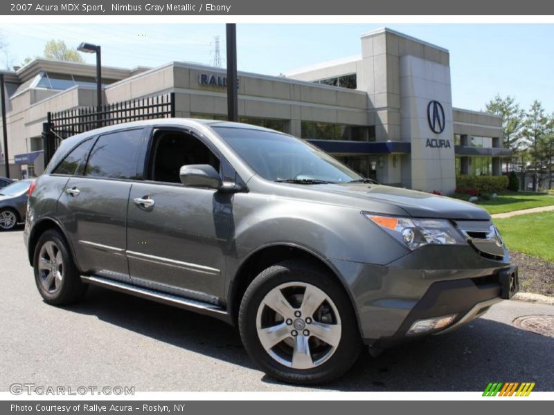 Nimbus Gray Metallic / Ebony 2007 Acura MDX Sport