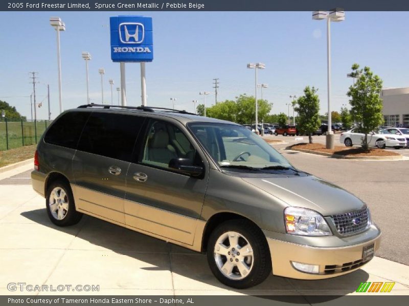Spruce Green Metallic / Pebble Beige 2005 Ford Freestar Limited