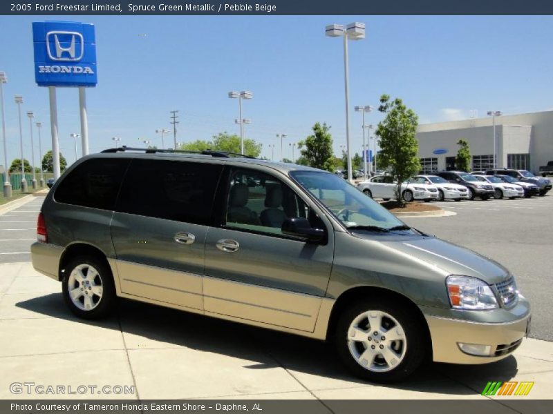 Spruce Green Metallic / Pebble Beige 2005 Ford Freestar Limited