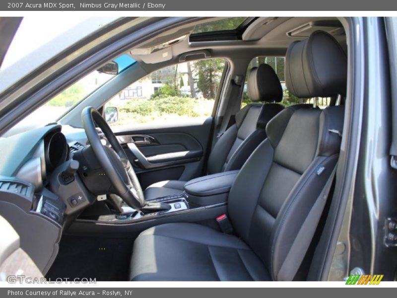 Nimbus Gray Metallic / Ebony 2007 Acura MDX Sport