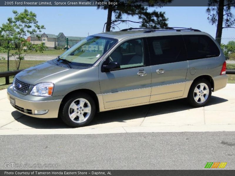 Spruce Green Metallic / Pebble Beige 2005 Ford Freestar Limited