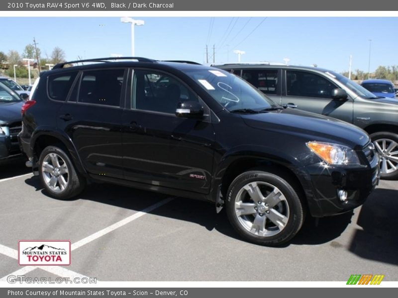 Black / Dark Charcoal 2010 Toyota RAV4 Sport V6 4WD