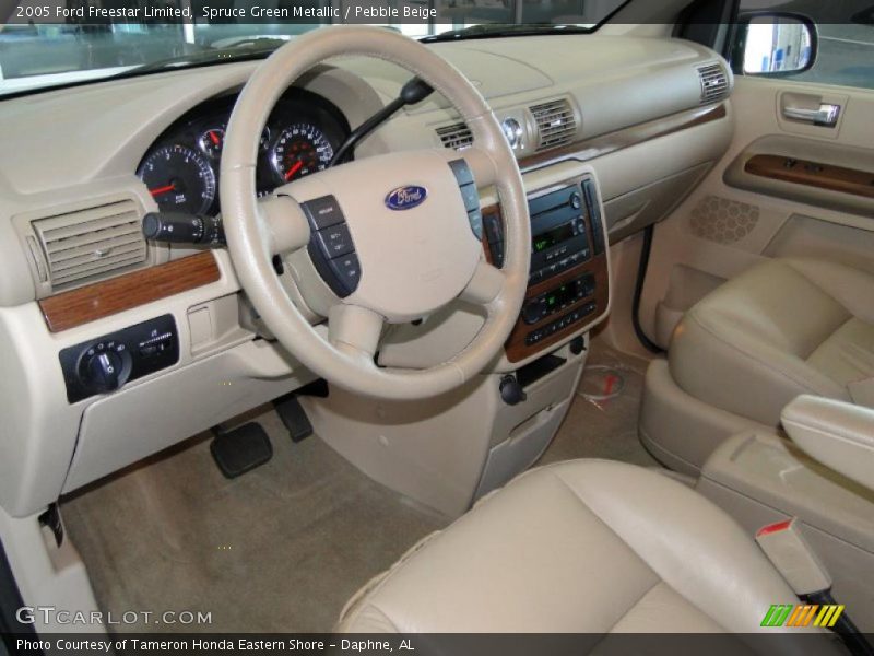  2005 Freestar Limited Pebble Beige Interior