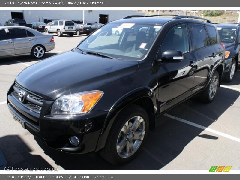 Black / Dark Charcoal 2010 Toyota RAV4 Sport V6 4WD
