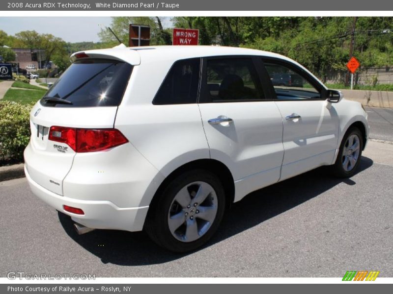 White Diamond Pearl / Taupe 2008 Acura RDX Technology