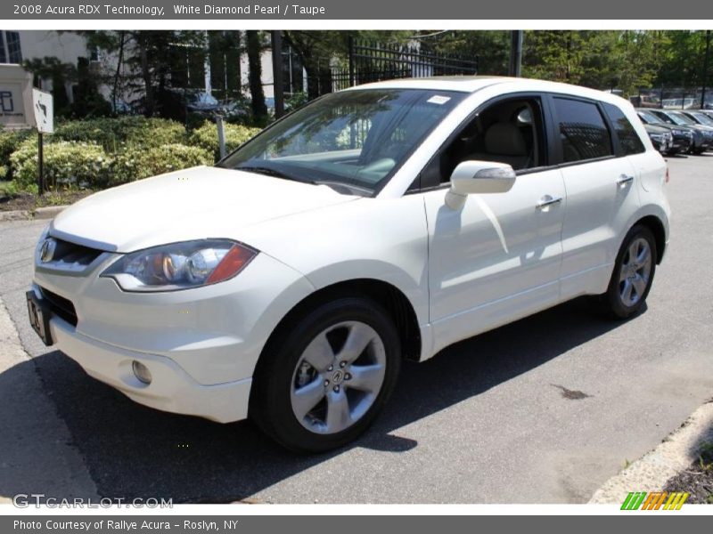 White Diamond Pearl / Taupe 2008 Acura RDX Technology