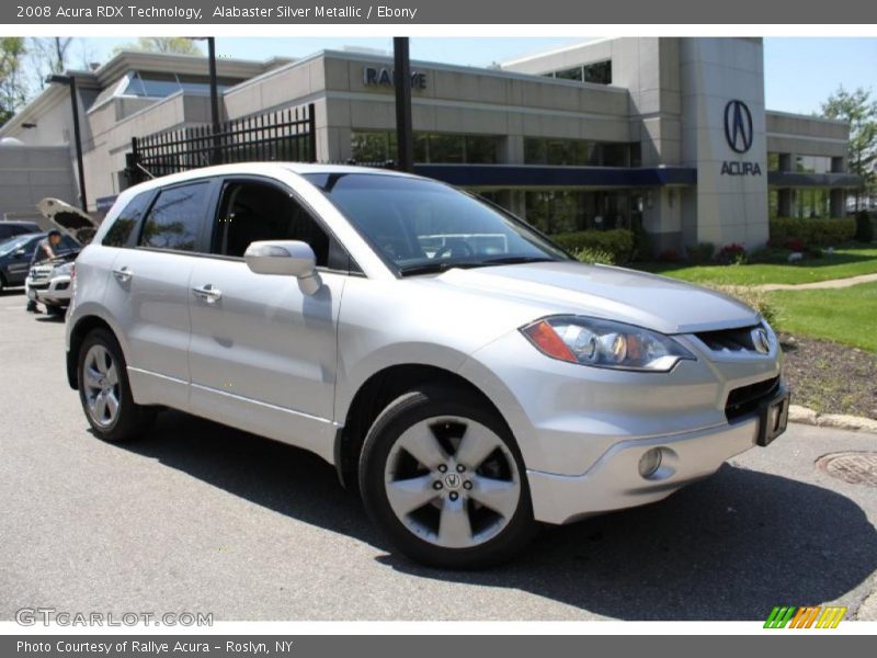 Alabaster Silver Metallic / Ebony 2008 Acura RDX Technology