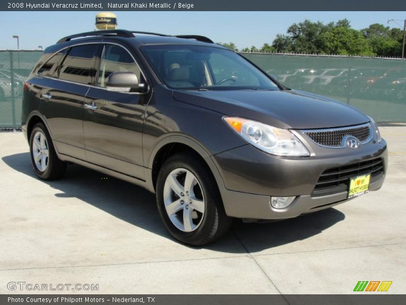 Natural Khaki Metallic / Beige 2008 Hyundai Veracruz Limited