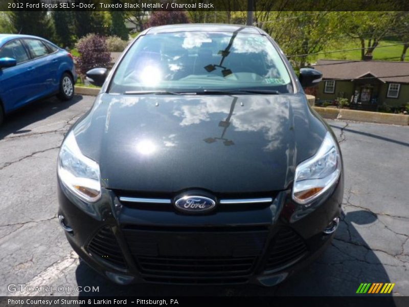 Tuxedo Black Metallic / Charcoal Black 2012 Ford Focus SEL 5-Door