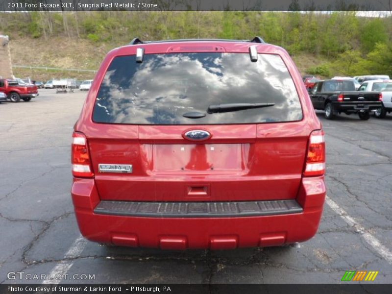 Sangria Red Metallic / Stone 2011 Ford Escape XLT