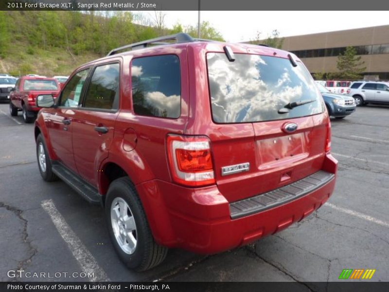 Sangria Red Metallic / Stone 2011 Ford Escape XLT