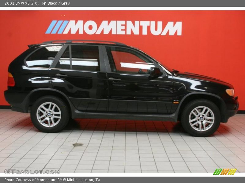 Jet Black / Grey 2001 BMW X5 3.0i