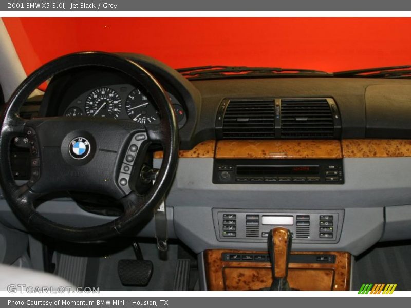 Jet Black / Grey 2001 BMW X5 3.0i